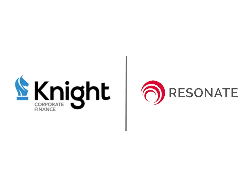 Knight CF advises shareholders of Resonate UCC on sale to SCC
